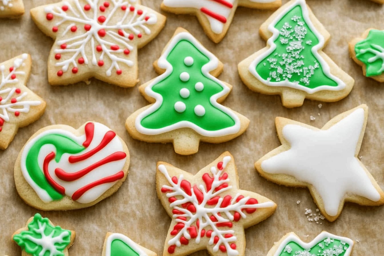 Festive Christmas Cutout Cookies Recipe