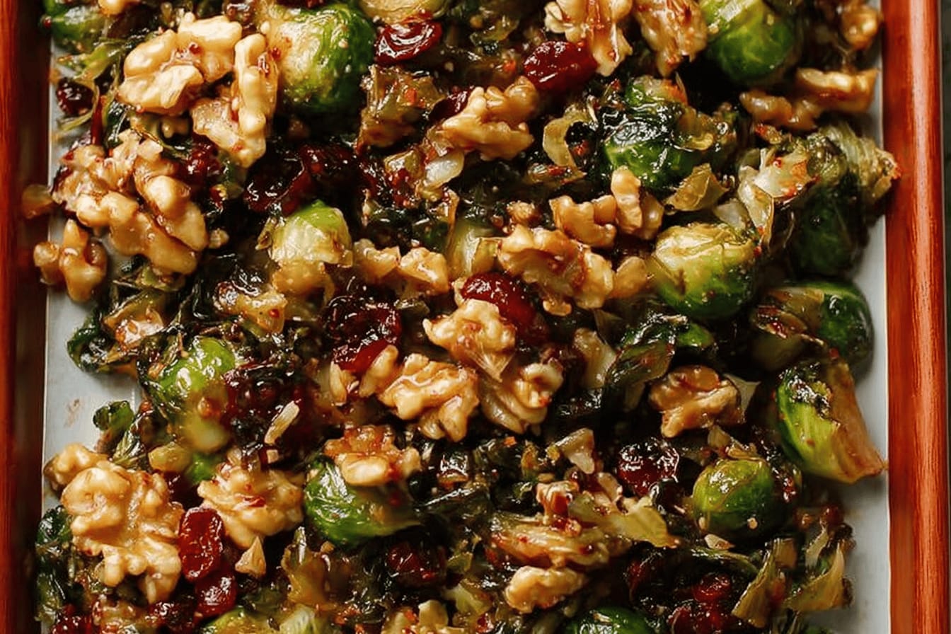 Gochujang Butter Brussels Sprouts Recipe