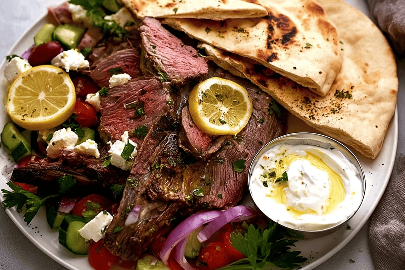 Greek Butterflied Lamb Leg Recipe