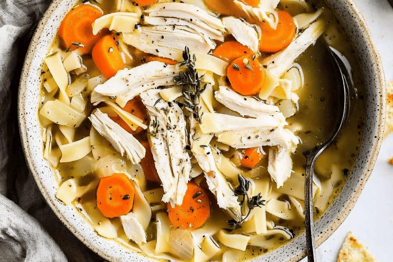 Homemade Chicken Noodle Soup Recipe