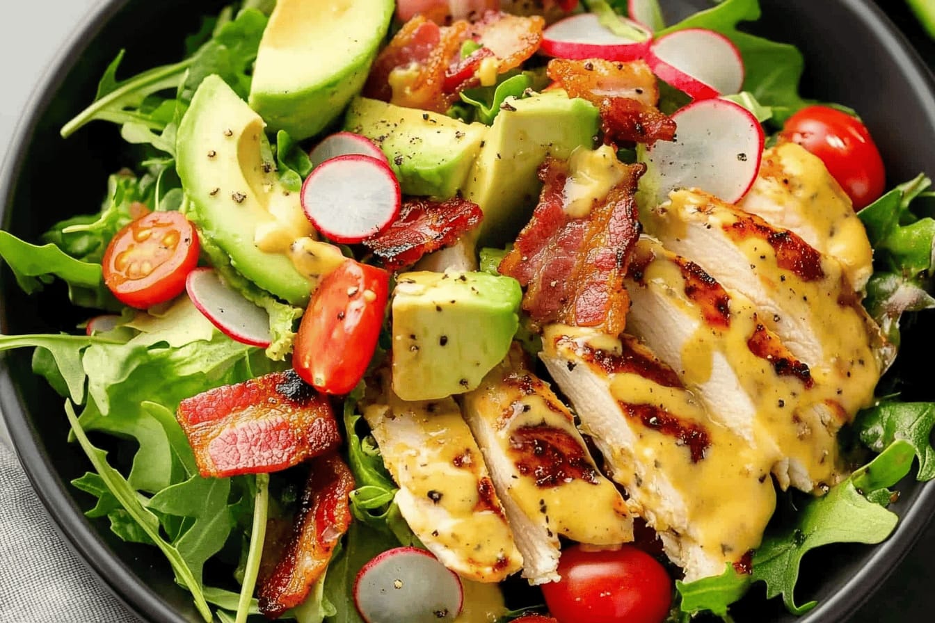 Honey Mustard Chicken Salad Recipe Delight