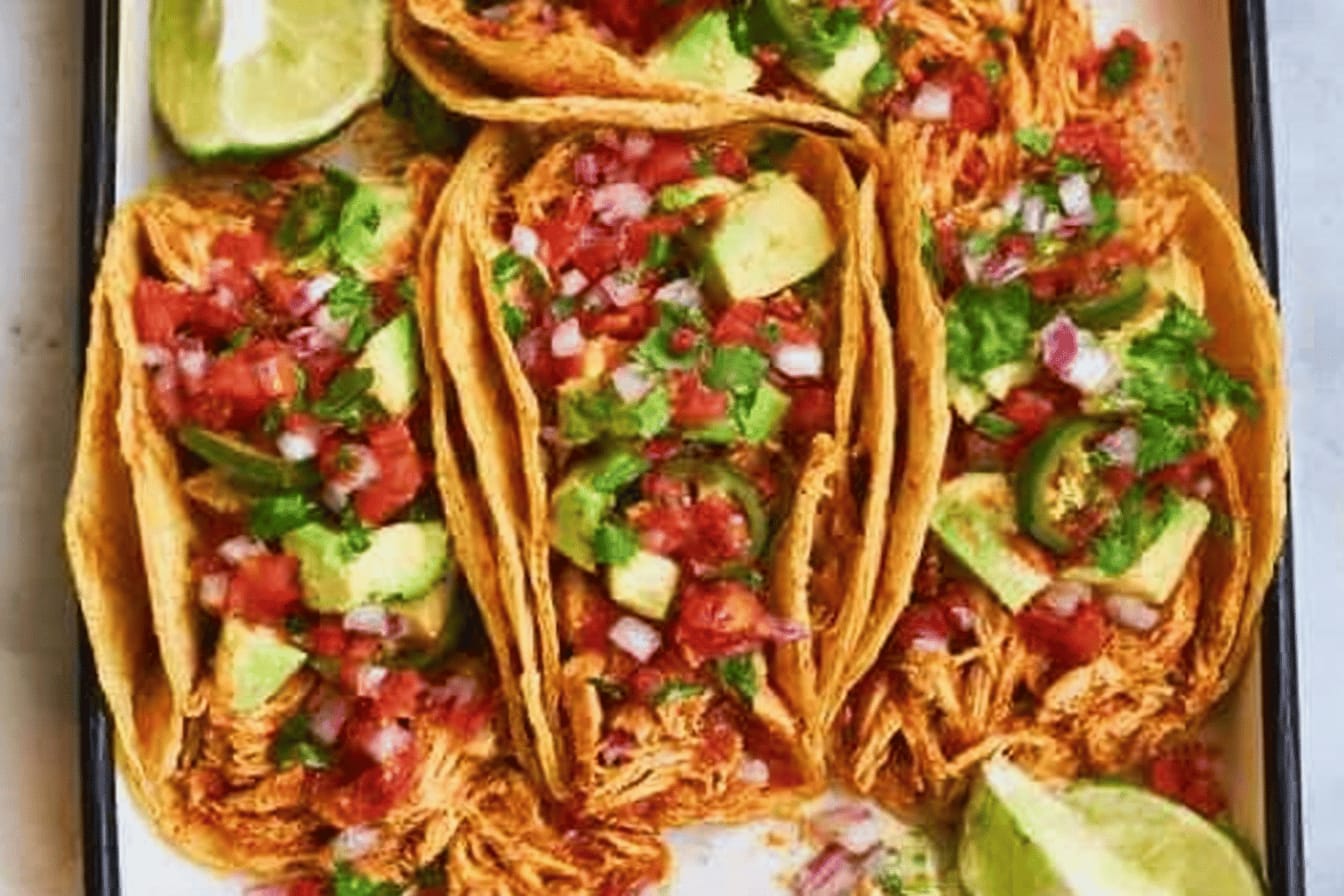 Instant Pot Chicken Tacos Recipe
