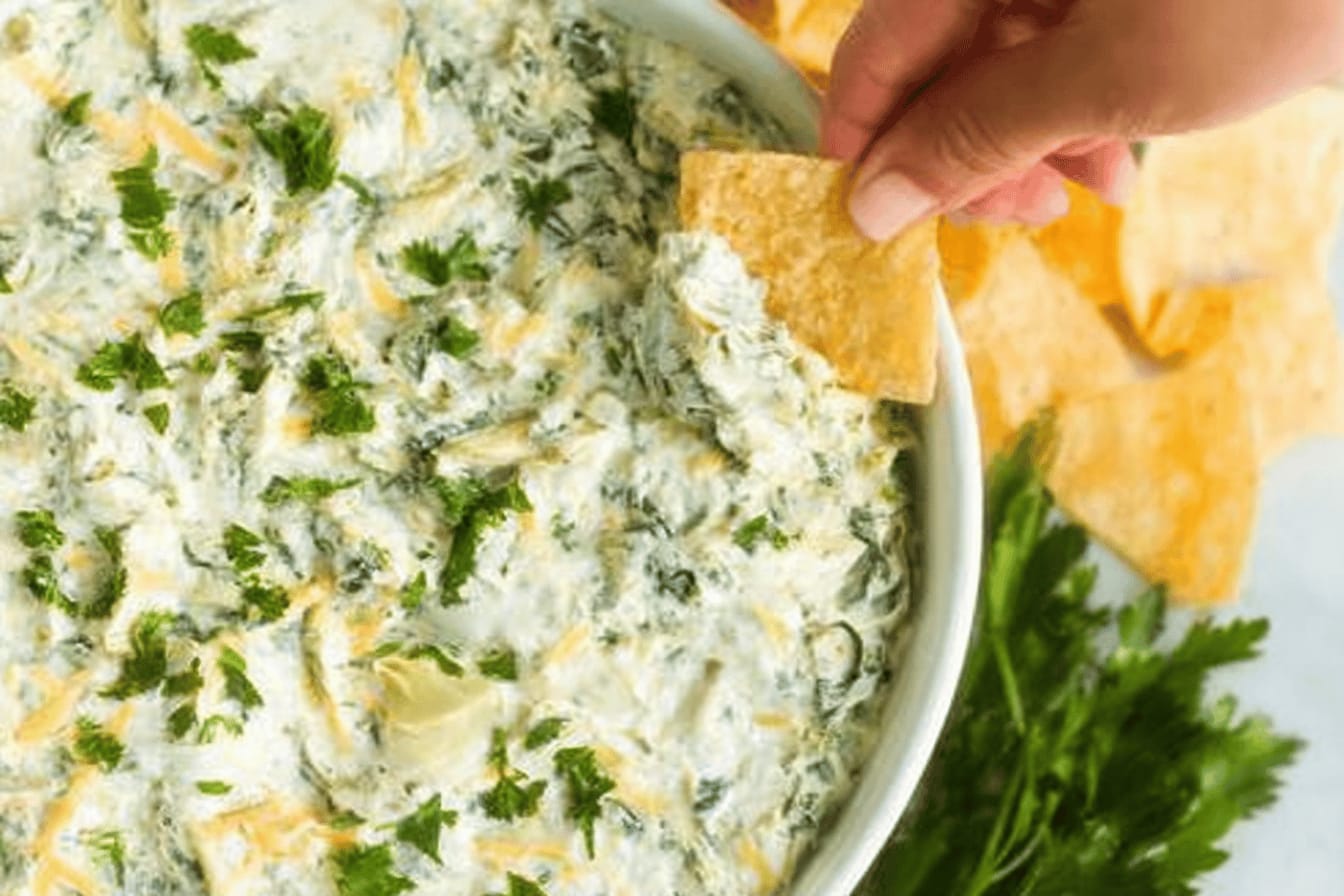 Instant Pot Spinach Artichoke Dip Recipe