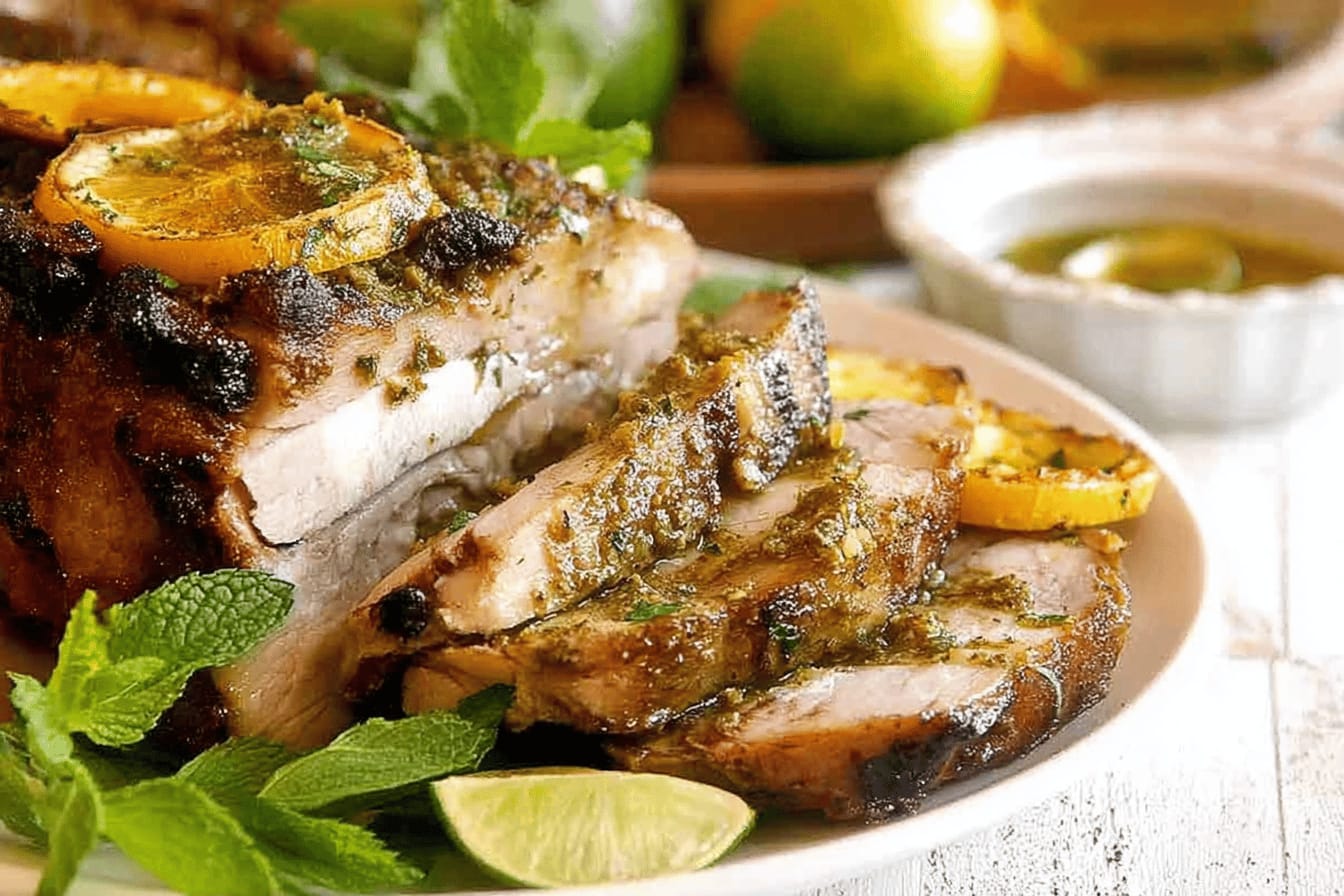 Juicy Cuban Mojo Pork Roast Recipe