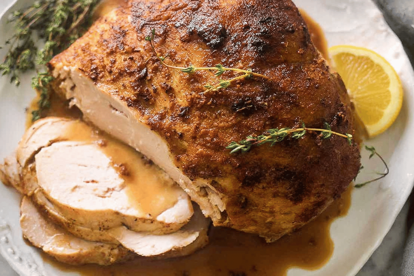 Juicy Slow Cooker Turkey Breast Recipe