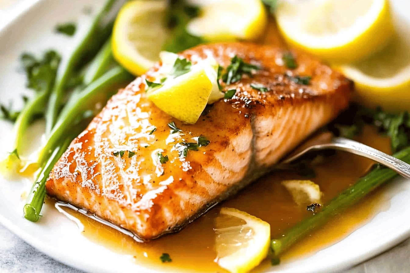 Lemon Honey Glazed Salmon Recipe Delight