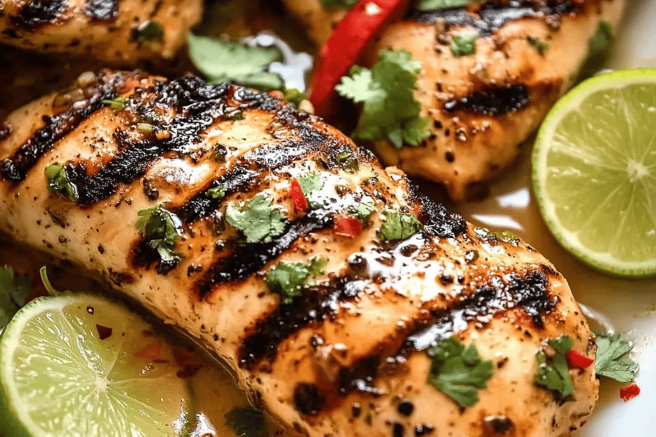 Lime Marinated Grilled Chicken Recipe