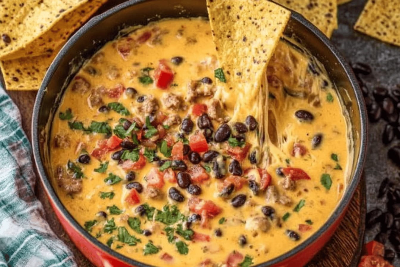 Loaded Cowboy Queso Recipe for Game Day