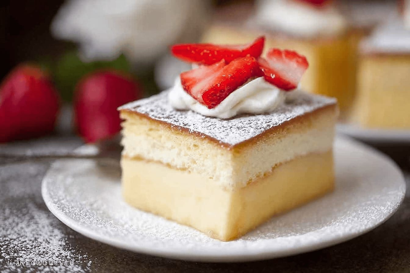 Magic Three-Layer Custard Cake Recipe