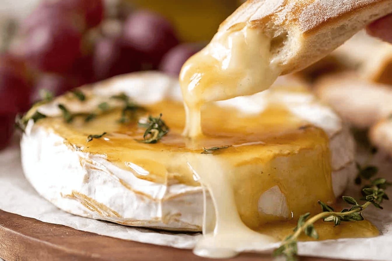 Maple Thyme Baked Brie Recipe