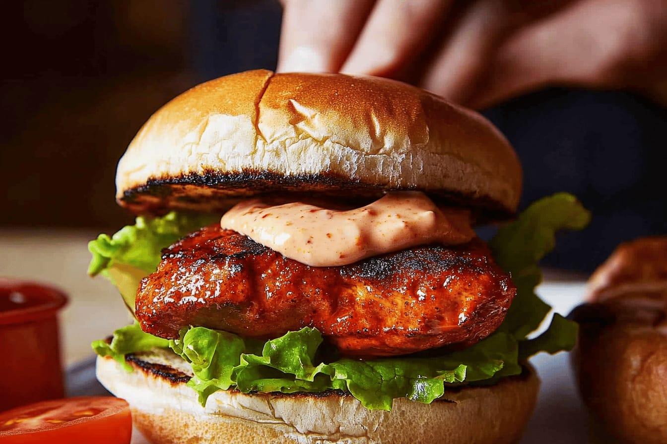 Nando's Style Peri-Peri Chicken Burger Recipe