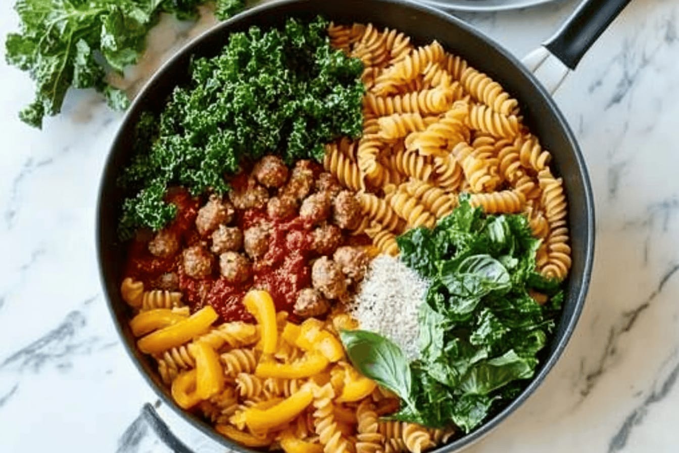 One-Pot Sausage Pasta Recipe Delight