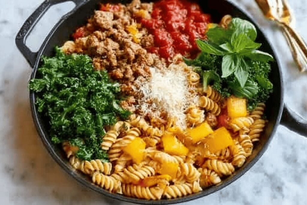 OnePot Sausage Pasta Recipe for Easy Dinner