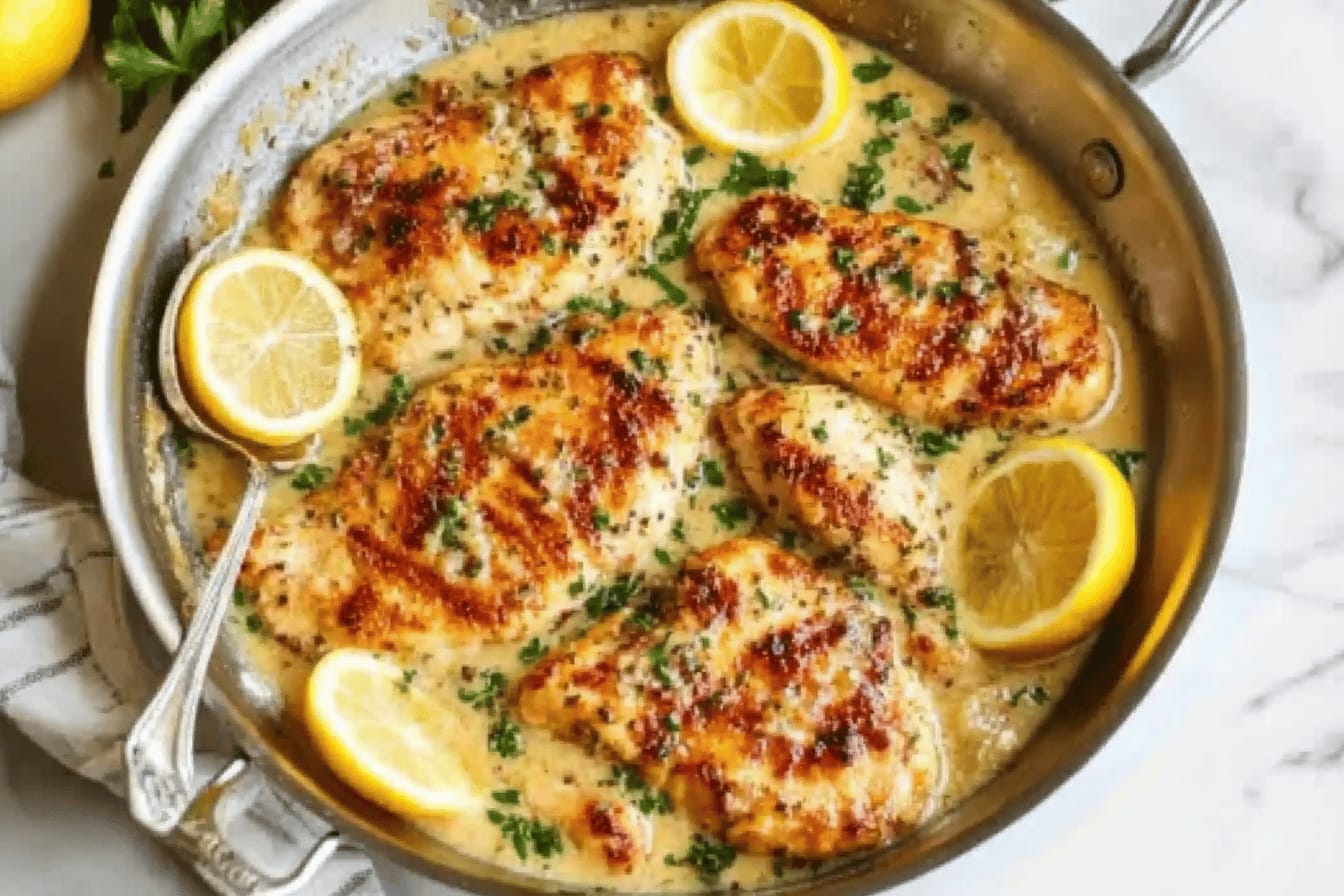 Parmesan Lemon Chicken Recipe Delight