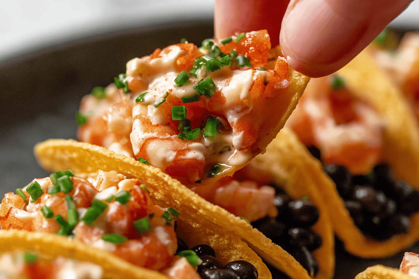 Prawn Cocktail Mini Tacos Recipe