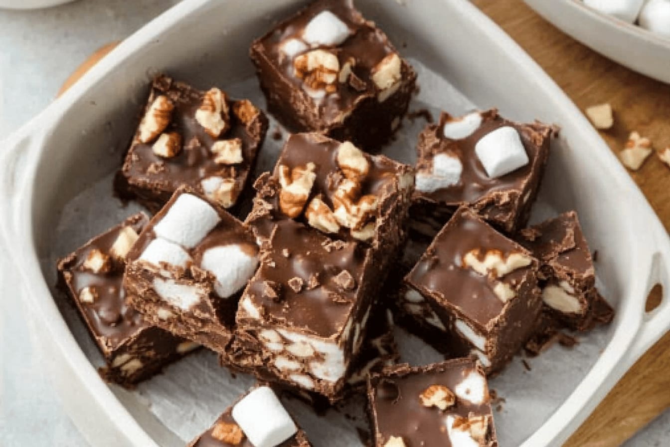 Rocky Road Fudge Recipe You’ll Love