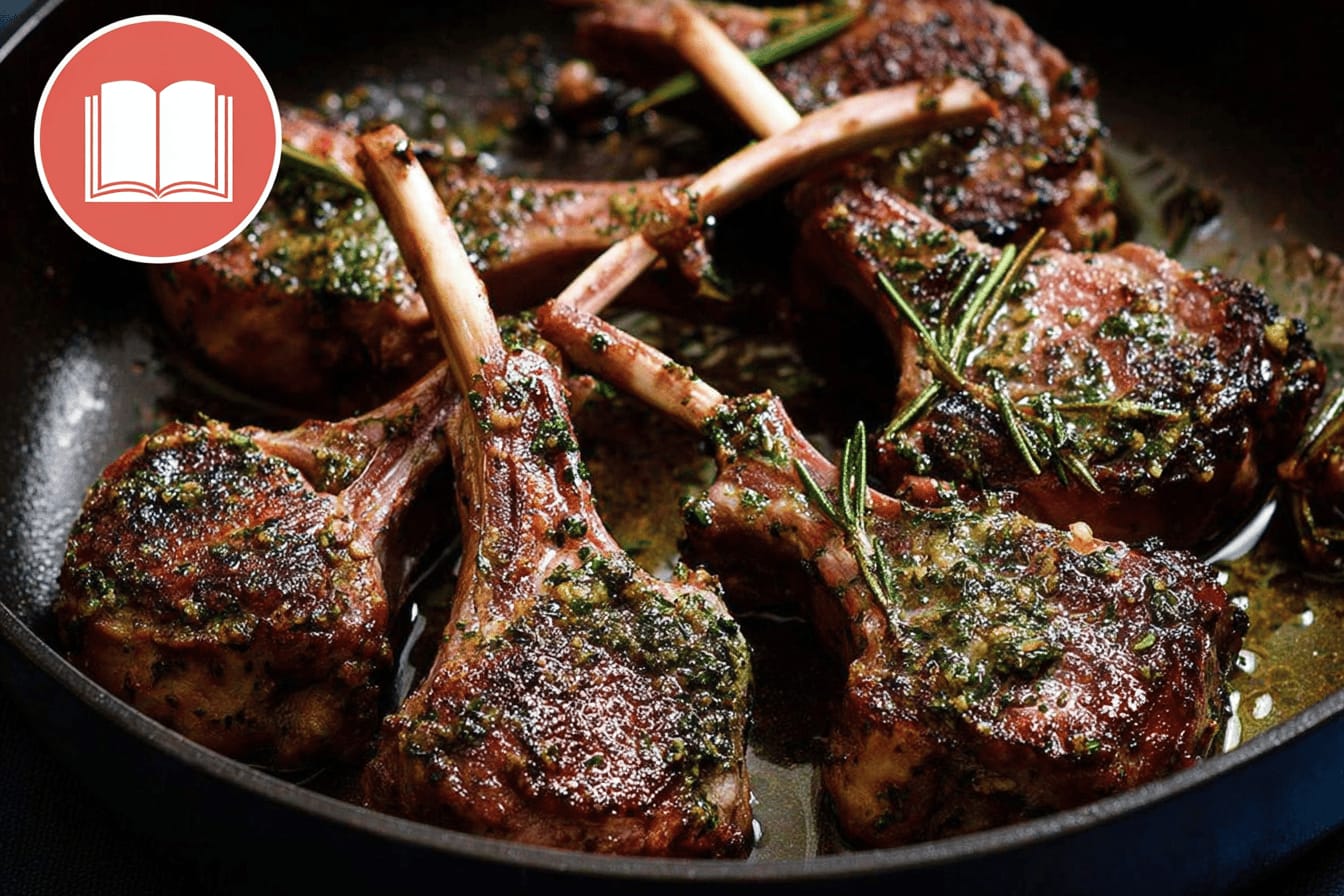 Rosemary Garlic Lamb Cutlets Recipe