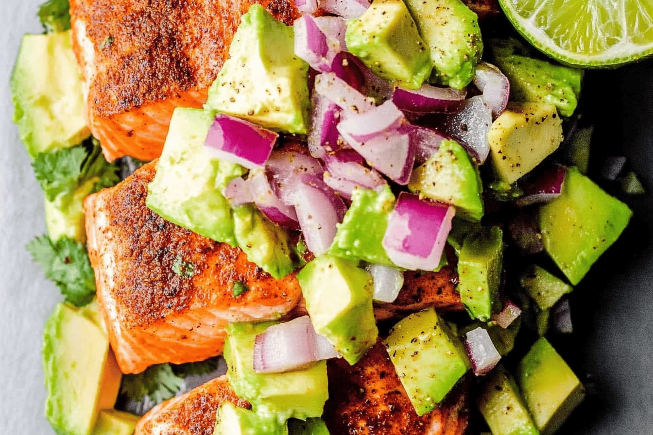 Salmon with Avocado: Simple Healthy Recipe