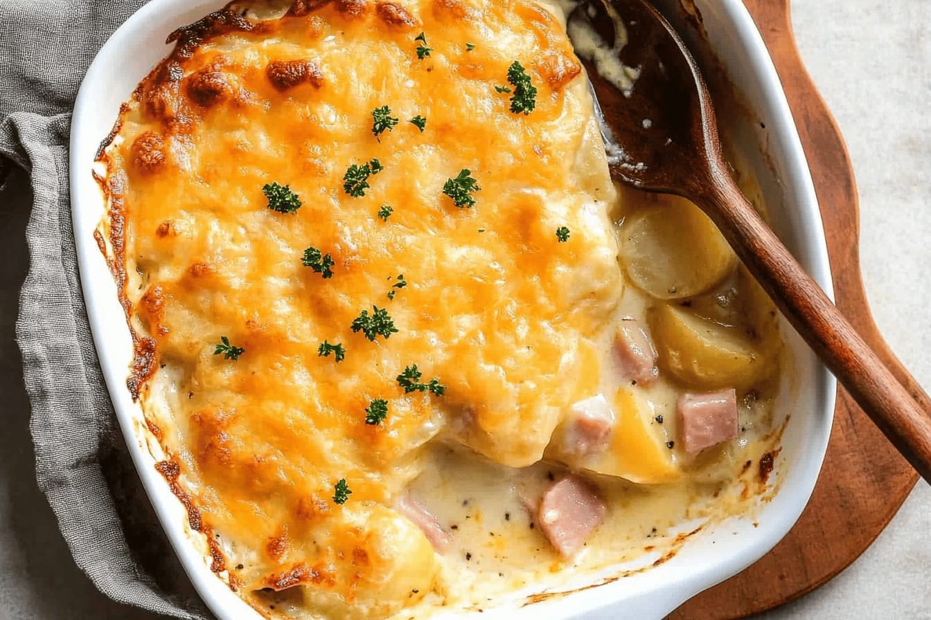 Scalloped Potatoes with Ham Recipe