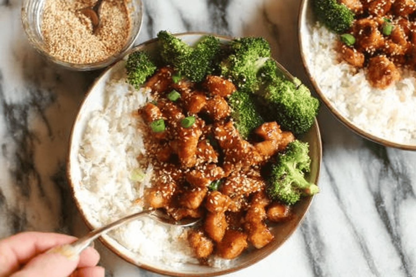 Sesame Chicken Bowls Recipe for Easy Dinner