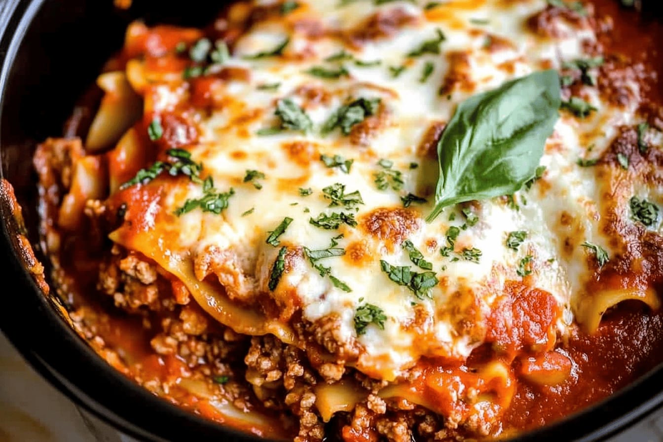Slow Cooker Lasagna Recipe for Easy Dinner