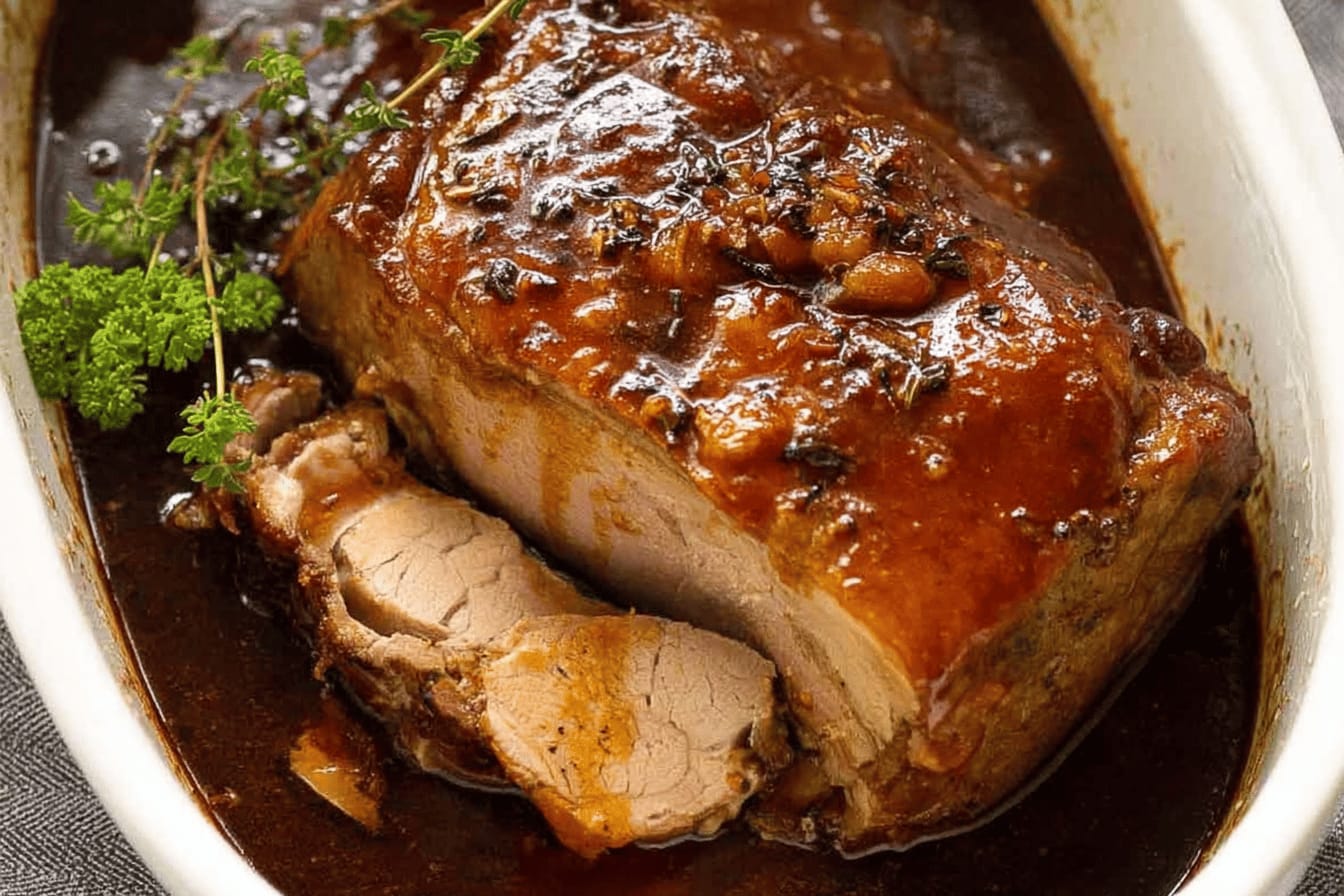 Slow Cooker Pork Loin Roast Recipe