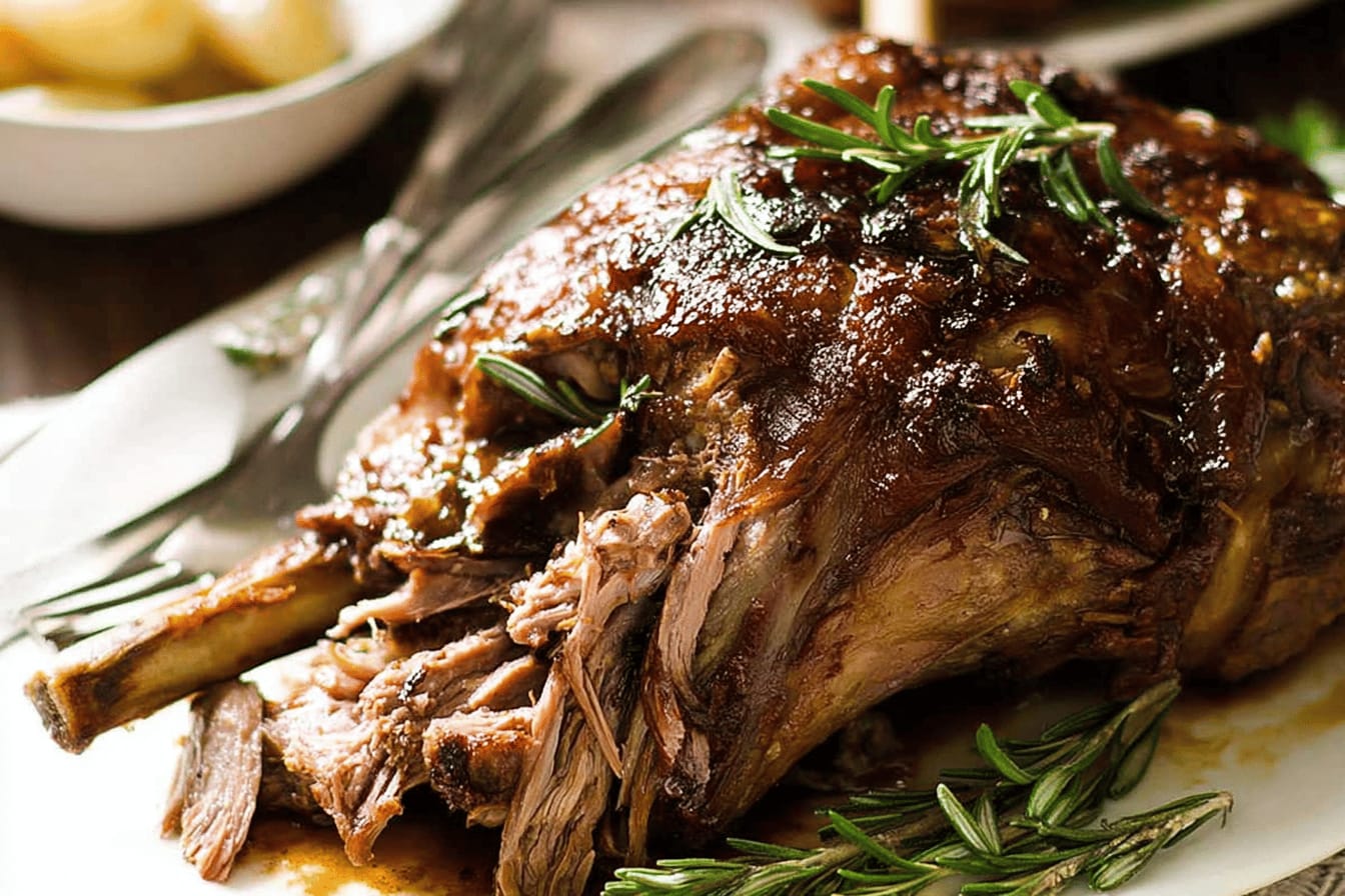Slow Roast Leg of Lamb Recipe