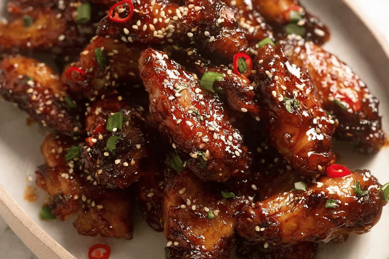 Sticky Chinese Chicken Wings Recipe