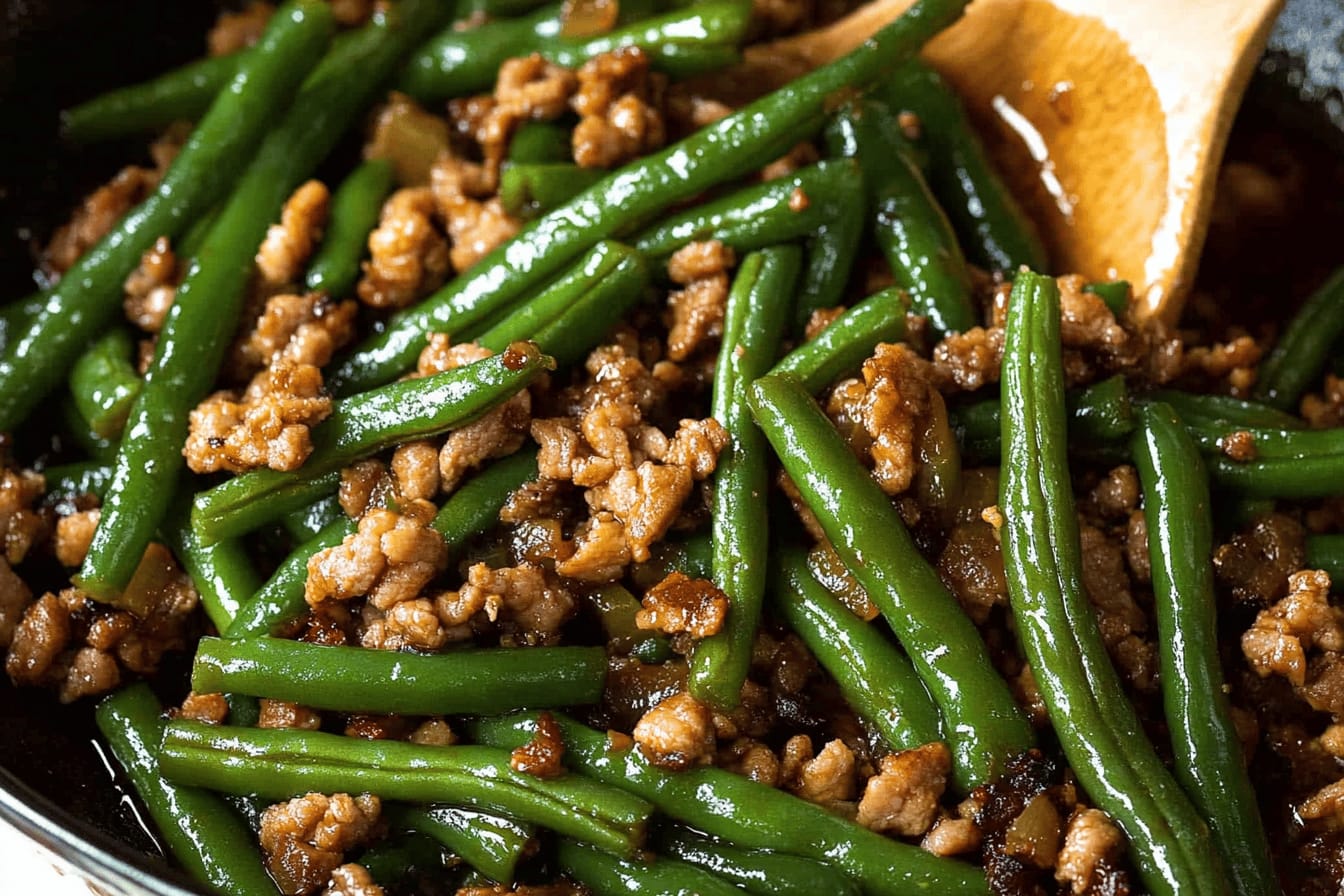 Stir-Fried Green Beans with Pork Recipe