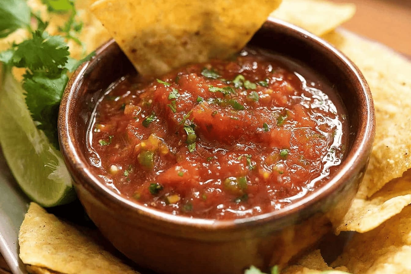 Super Easy Restaurant-Style Salsa Recipe