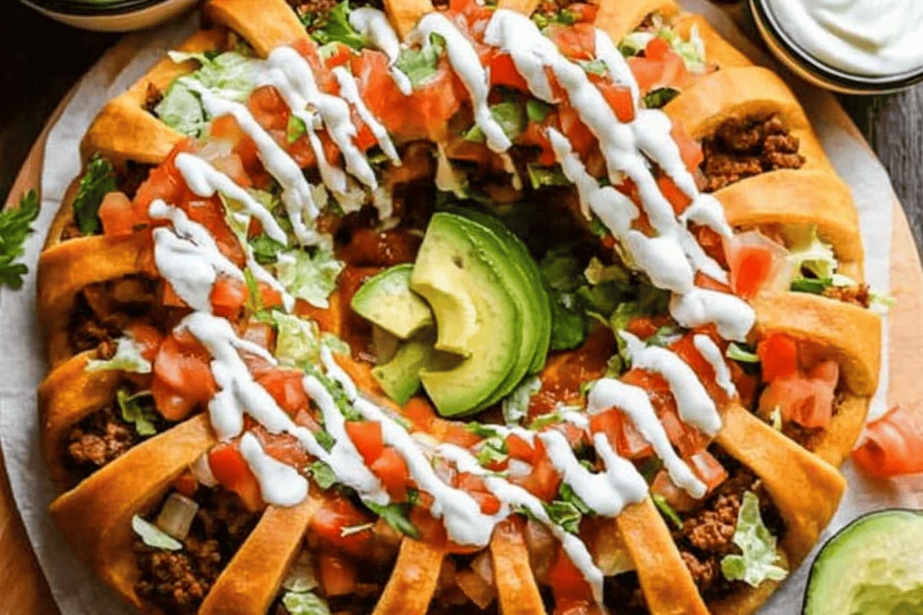 Taco Ring Recipe for Festive Gatherings