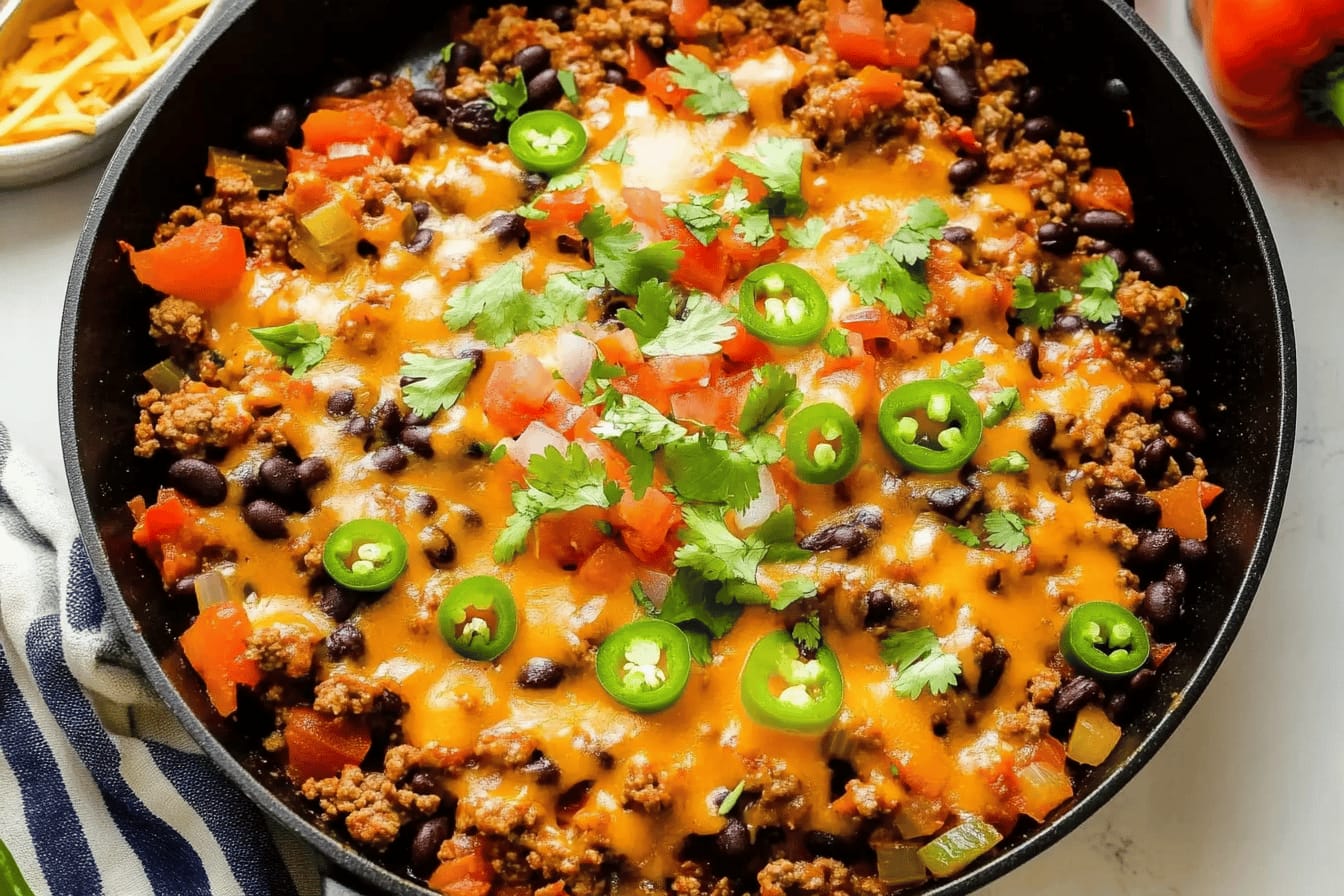 Taco Skillet Recipe for Easy Weeknight Dinner