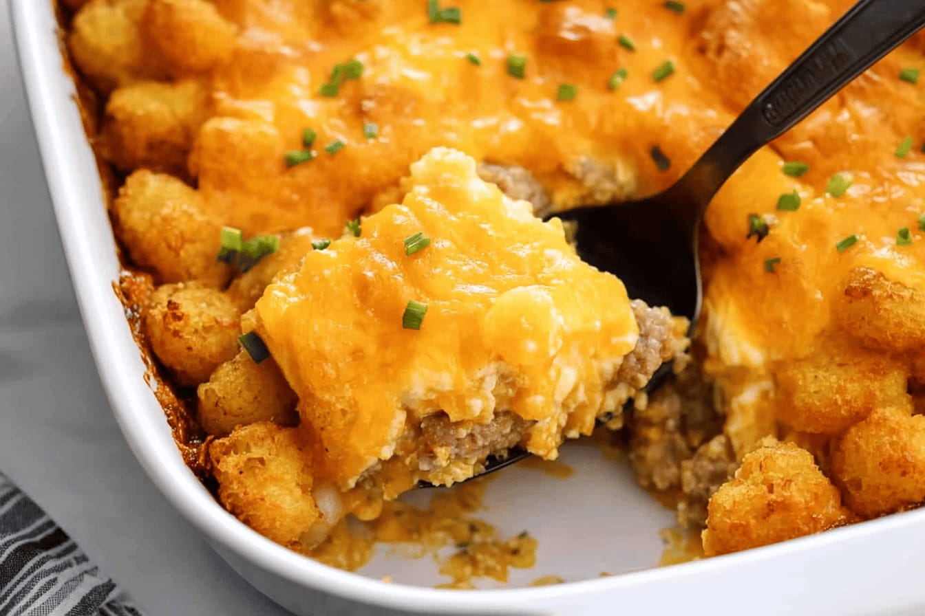 Tater Tot Breakfast Casserole Recipe