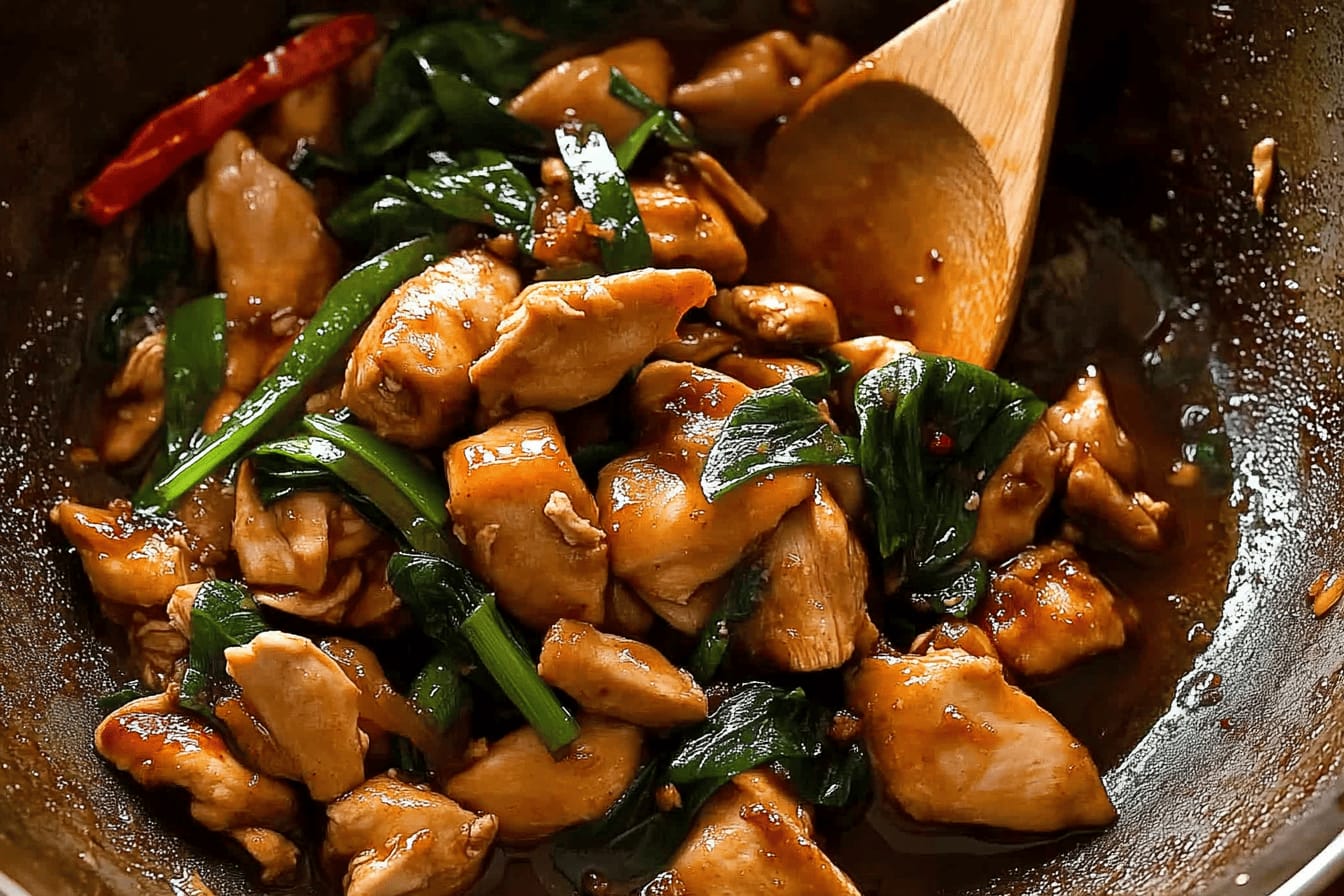 Thai Basil Chicken Stir Fry Recipe