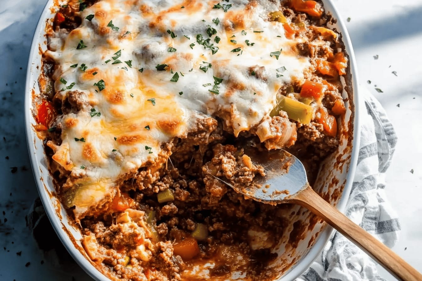 Ultimate Hamburger Casserole Recipe Delight