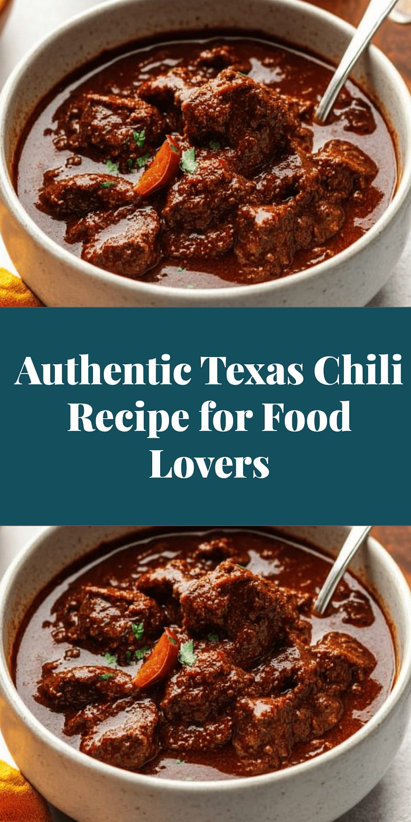 Authentic Texas Chili Recipe for Food Lovers