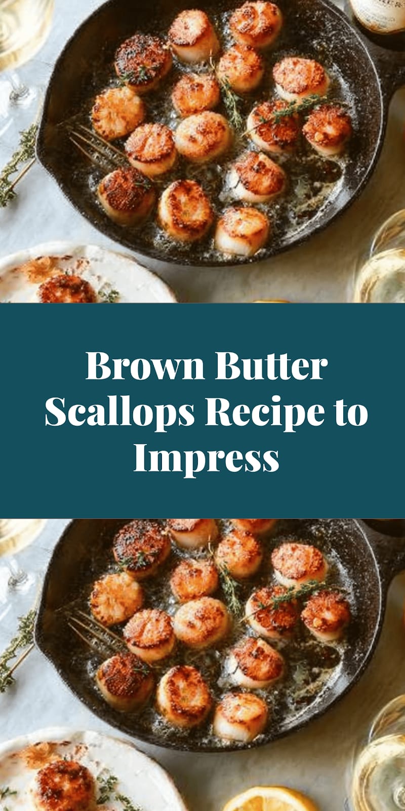 Brown Butter Scallops Recipe to Impress