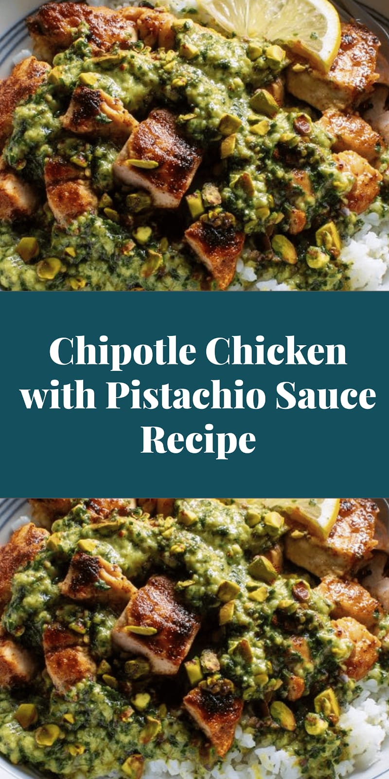 Chipotle Chicken with Pistachio Sauce Recipe