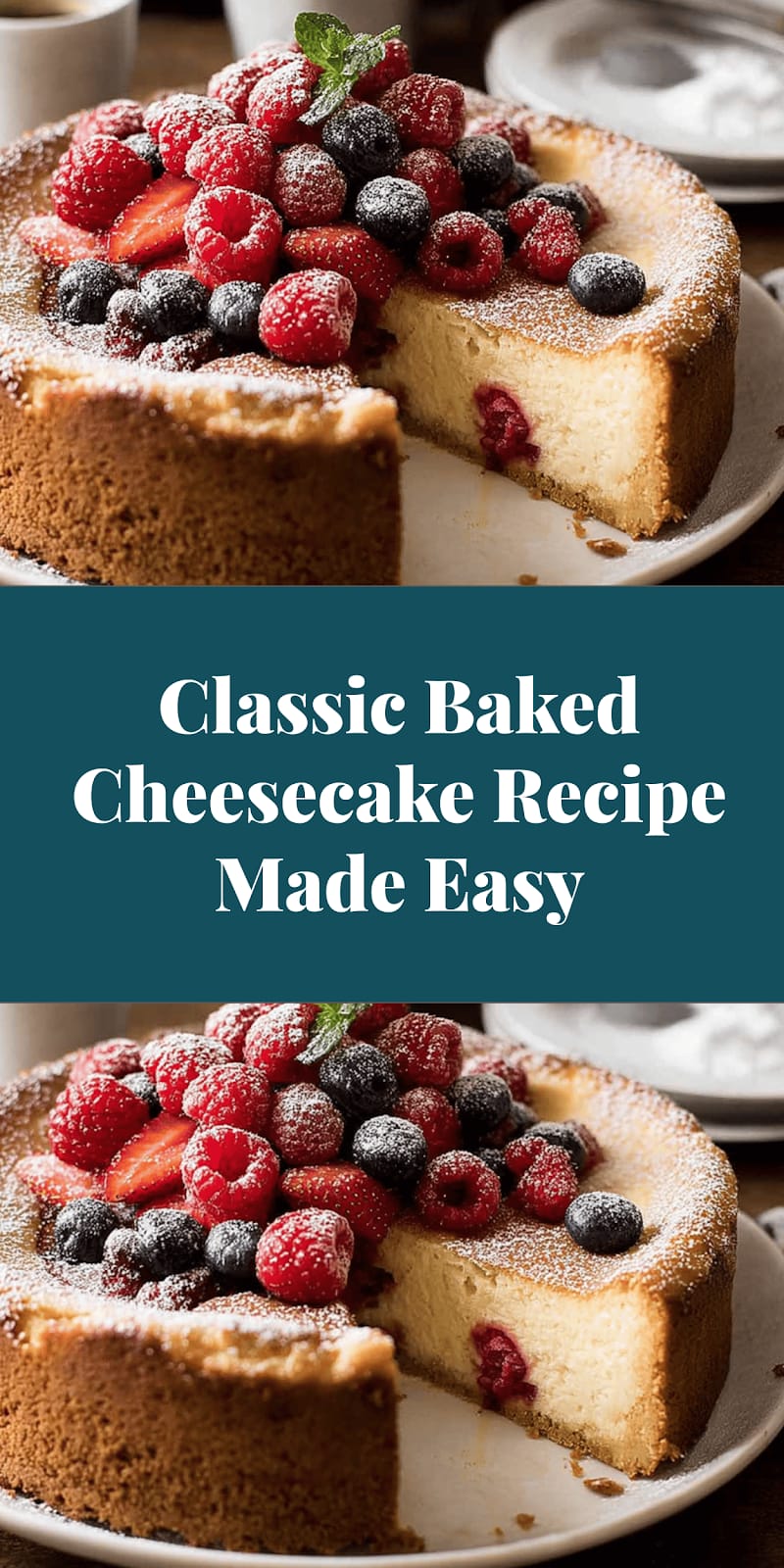 Classic Baked Cheesecake Recipe Made Easy