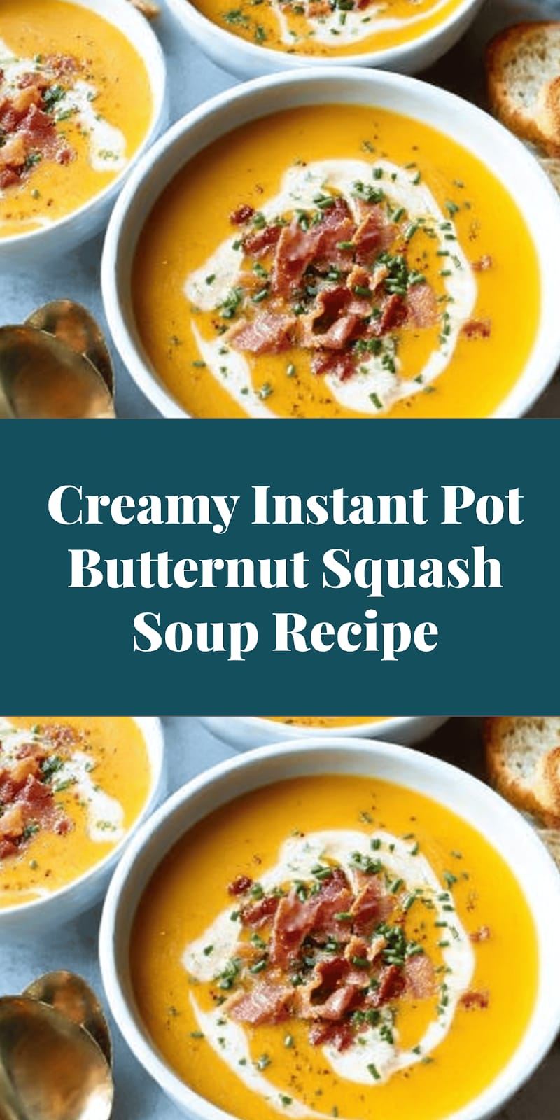 Creamy Instant Pot Butternut Squash Soup Recipe