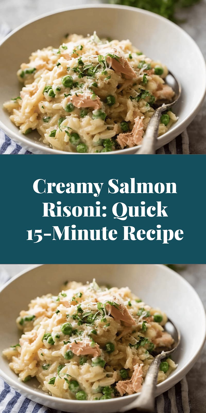 Creamy Salmon Risoni: Quick 15-Minute Recipe