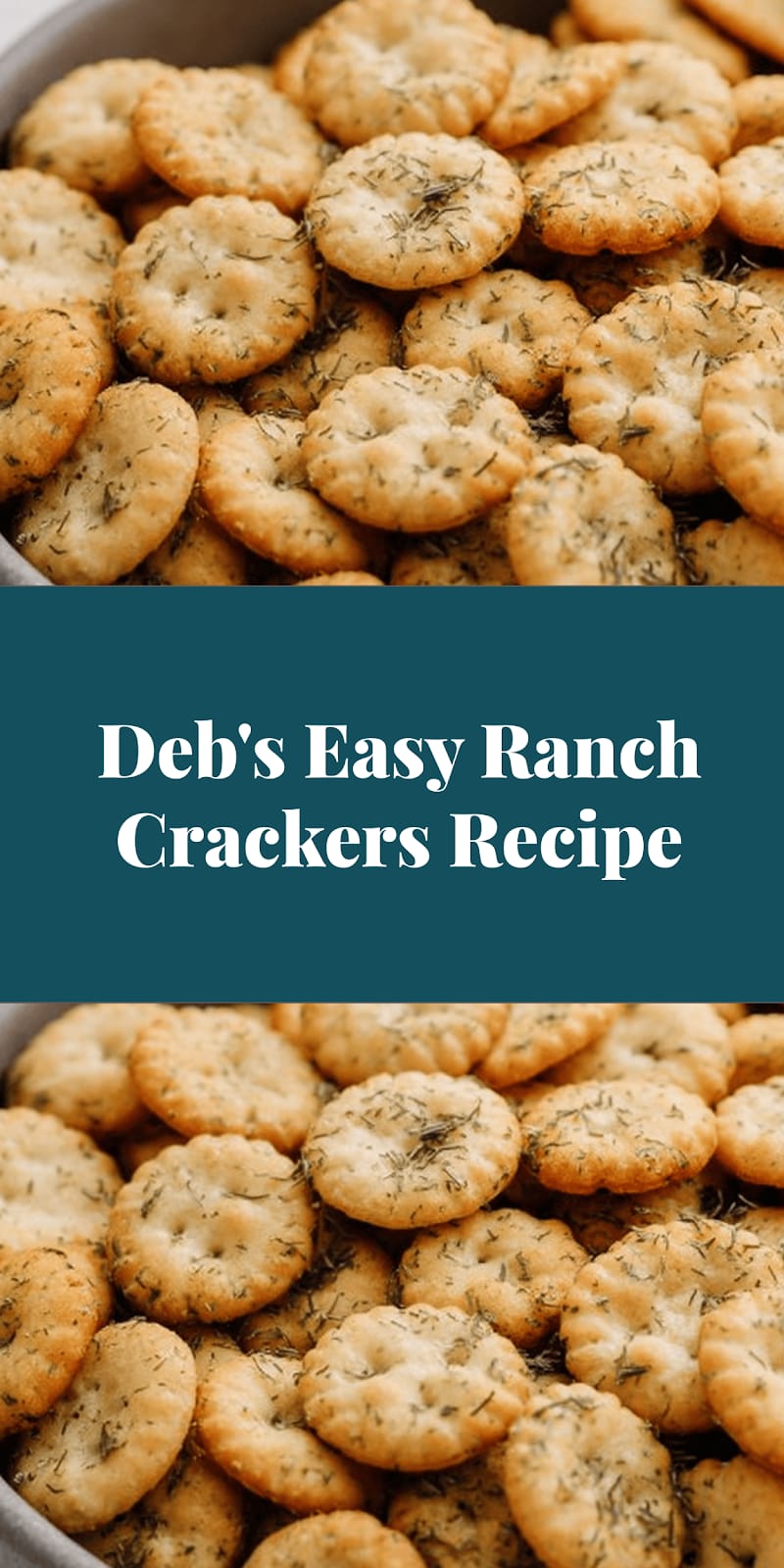 Deb's Easy Ranch Crackers Recipe