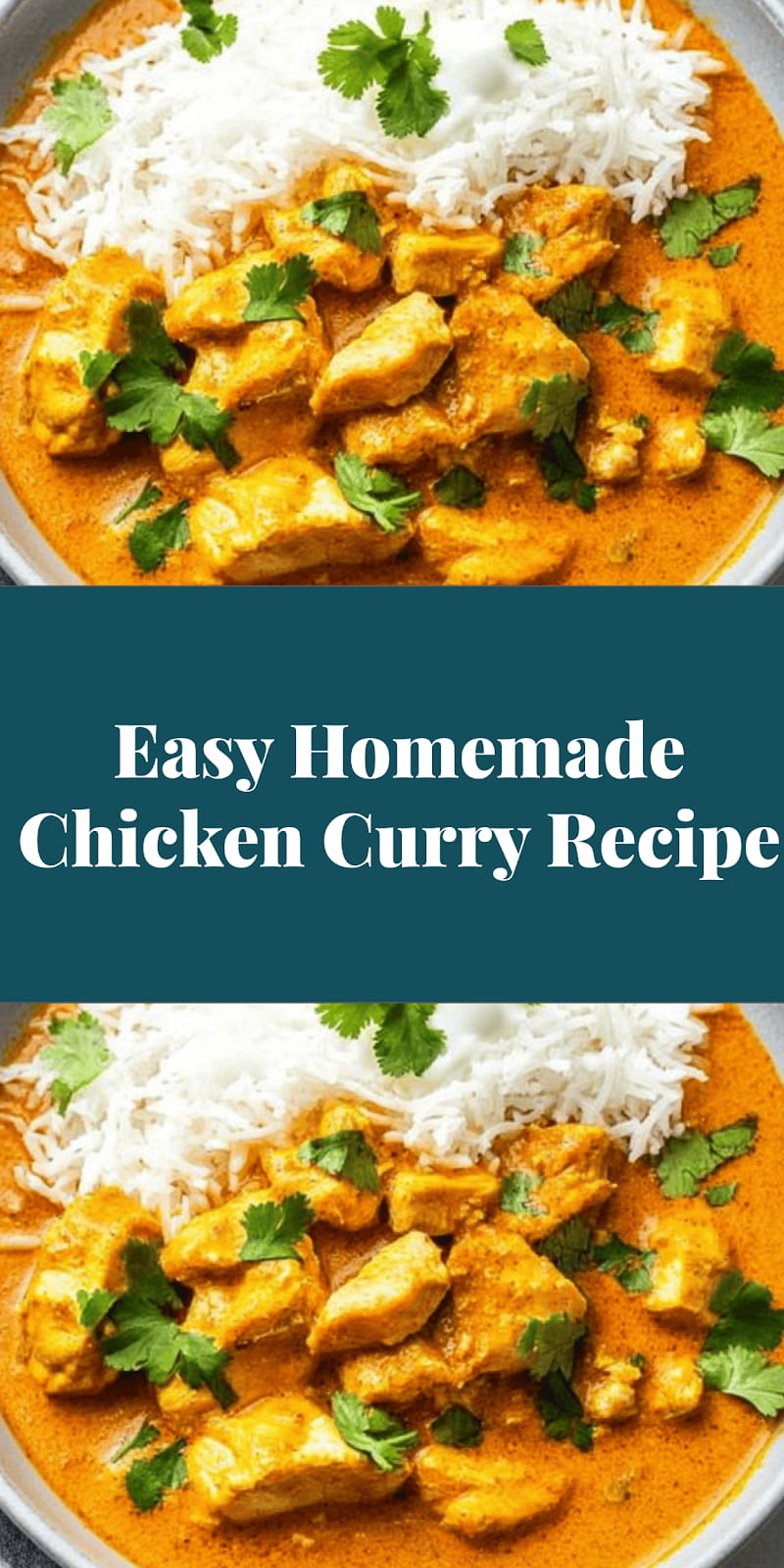 Easy Homemade Chicken Curry Recipe