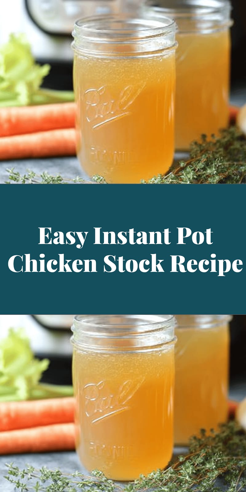 Easy Instant Pot Chicken Stock Recipe