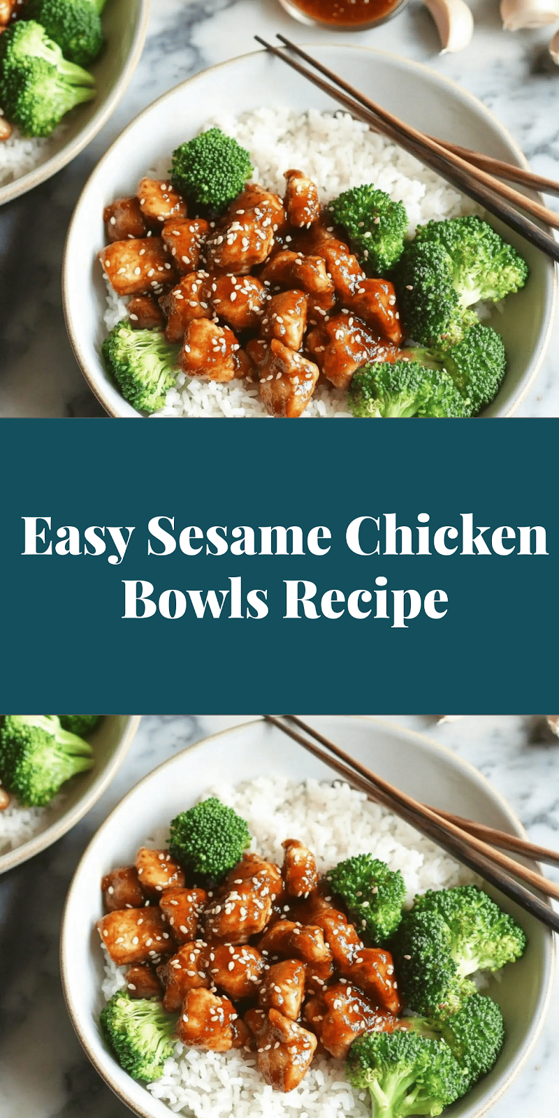 Easy Sesame Chicken Bowls Recipe
