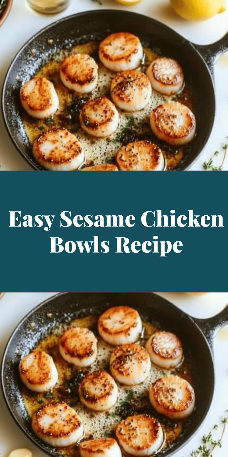 Easy Sesame Chicken Bowls Recipe