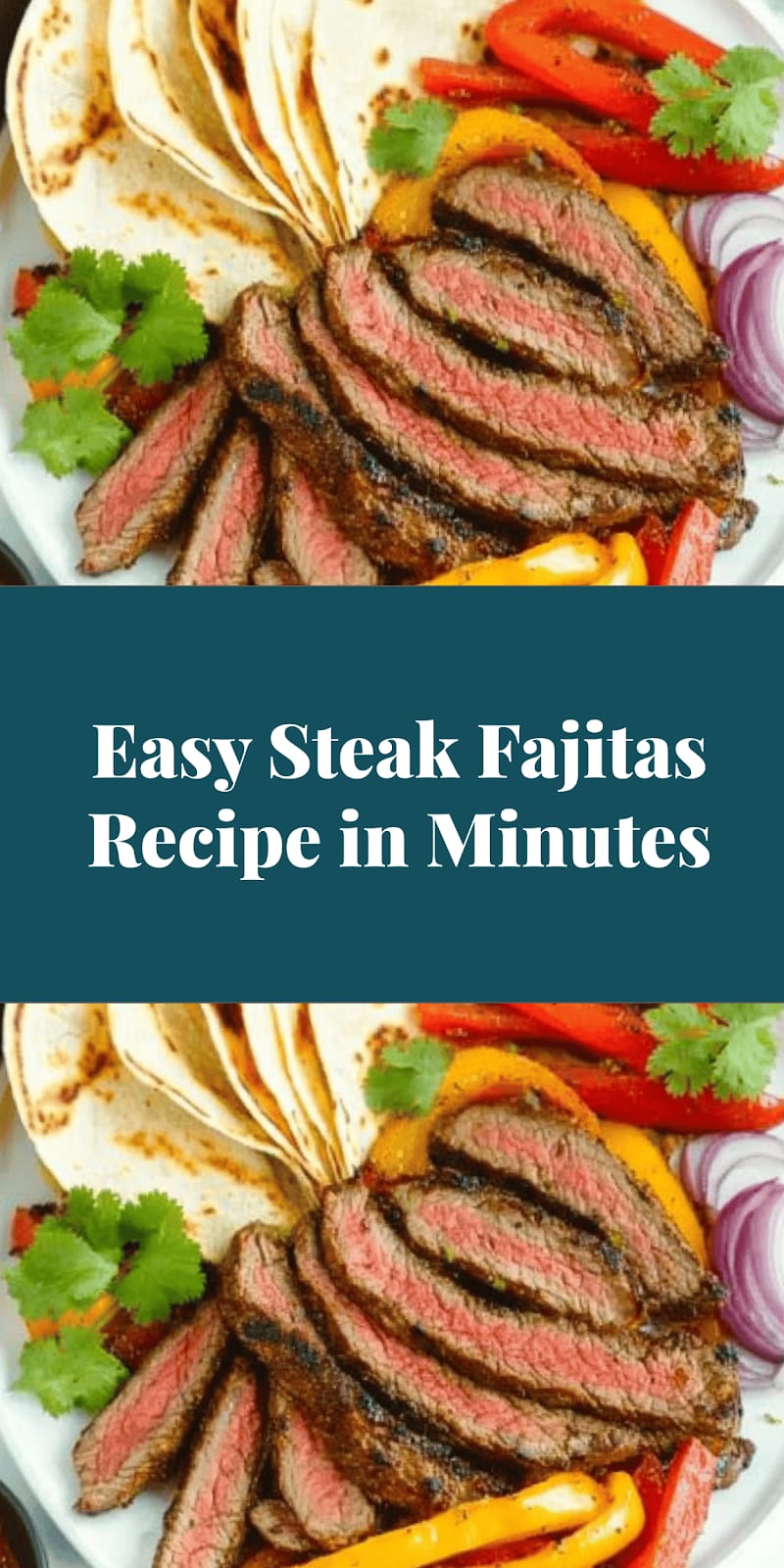 Easy Steak Fajitas Recipe in Minutes