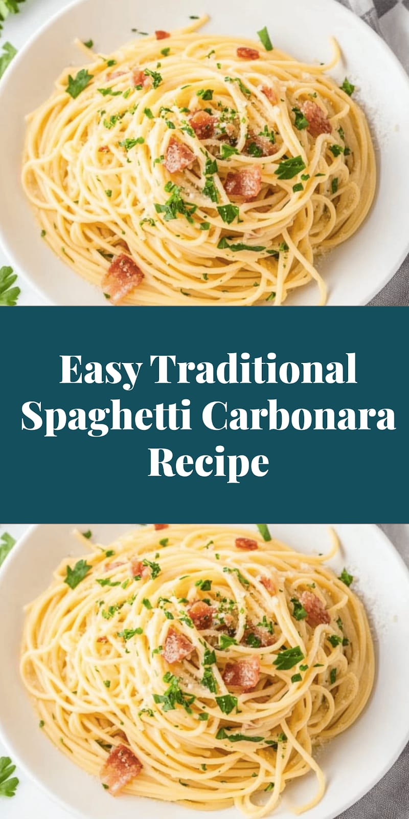 Easy Traditional Spaghetti Carbonara Recipe