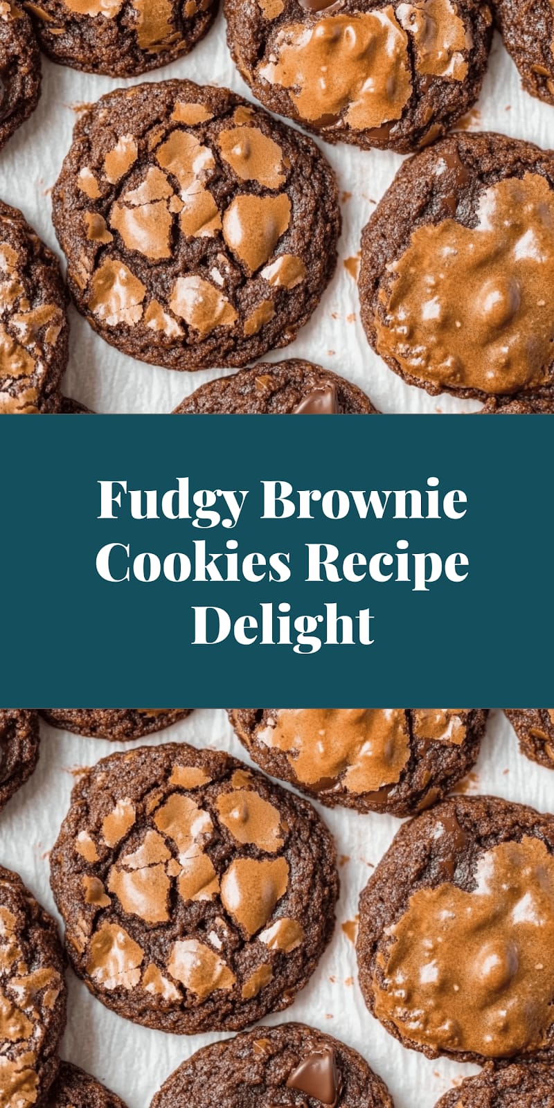 Fudgy Brownie Cookies Recipe Delight