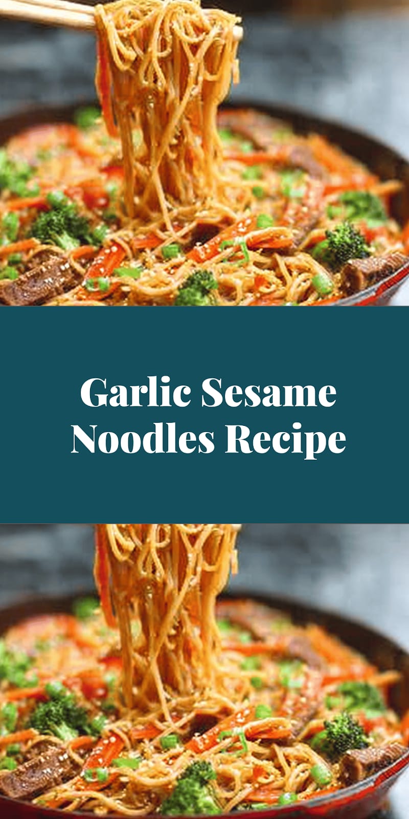Garlic Sesame Noodles Recipe